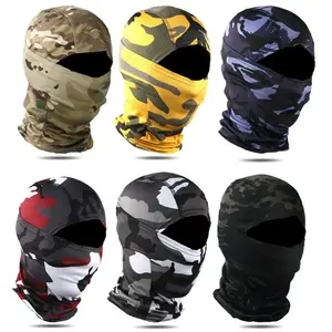 Tactical Fishing Balaclava Hood Full Face Mask Scarf Neck Gaiter Bandana Headwear Cover For Men Women Sports
