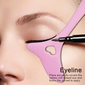 Silicone Eyeliner Makeup Stencils Flawless Mascara