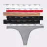 Hanes Originals Women's Thong Underwear Breathable Stretch Cotton 6-pack Multi Pack Comfortable Fit Soft Fabric Oc46as Matching Basic