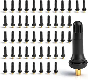 50PCS 20008 TPMS Valve Stem Replacement Kit,Snap-in Tubeless Valve Stems Compatible with Buick Cadillac Chrysler,Tire Valves Stems Car Accessories for Tire Pressure Monitor