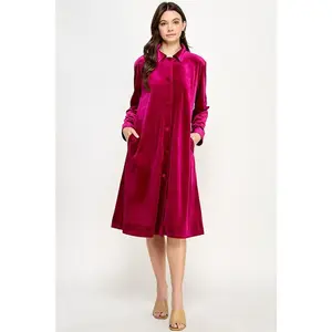 Velvet Duster Coat
