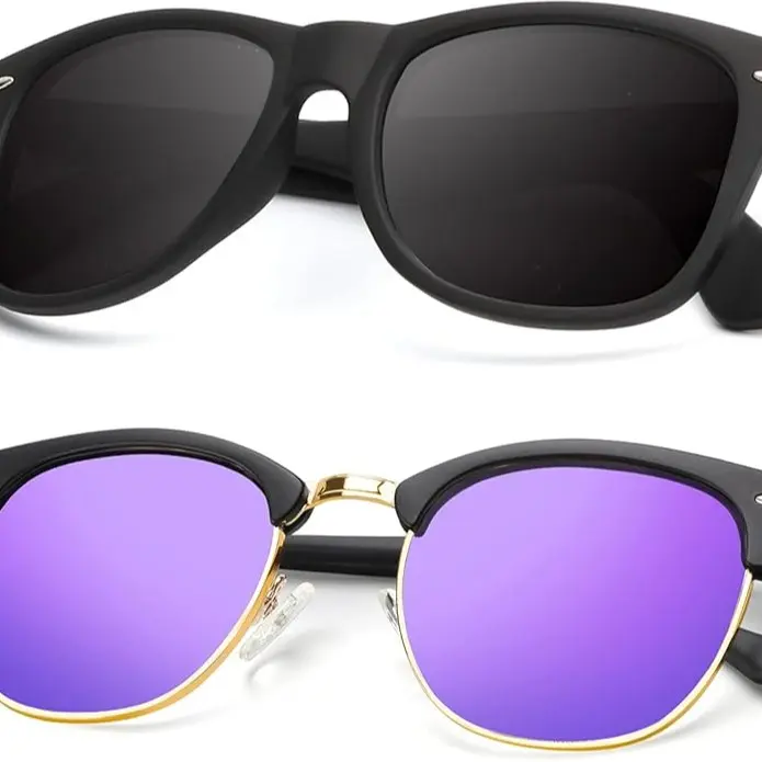 Matte Black/Purple/Gold Frame