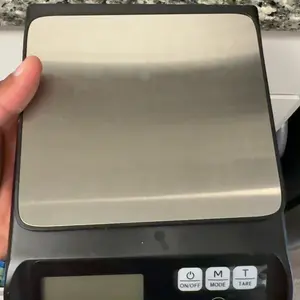 High Precision Electronic Kitchen Scale with Auto On Off Feature for Accurate Food and Liquid Measurements 6000g x 1g Capacity