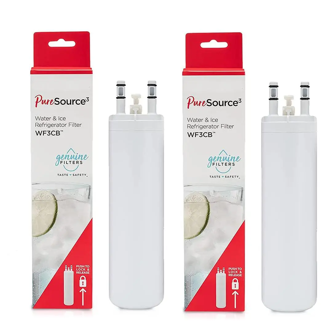 Frigidaire WF3CB Puresource3 Refrigerator Water Filter, Compatible with Frigidaire Pure Source 3, 706465, 242069601, 242086201, 242017800, WF425, Replacement Household Items Ice Cooling System Automatic Ice Dispenser