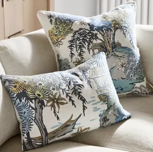 Sea of Trees Scalamandre Printed Pillow