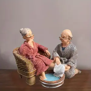 Resin Craft Ornaments for Loving Couple, Wedding Anniversary Gift, Home Decoration, Mother's Day & Father's Day Gifts, Birthday Decorations