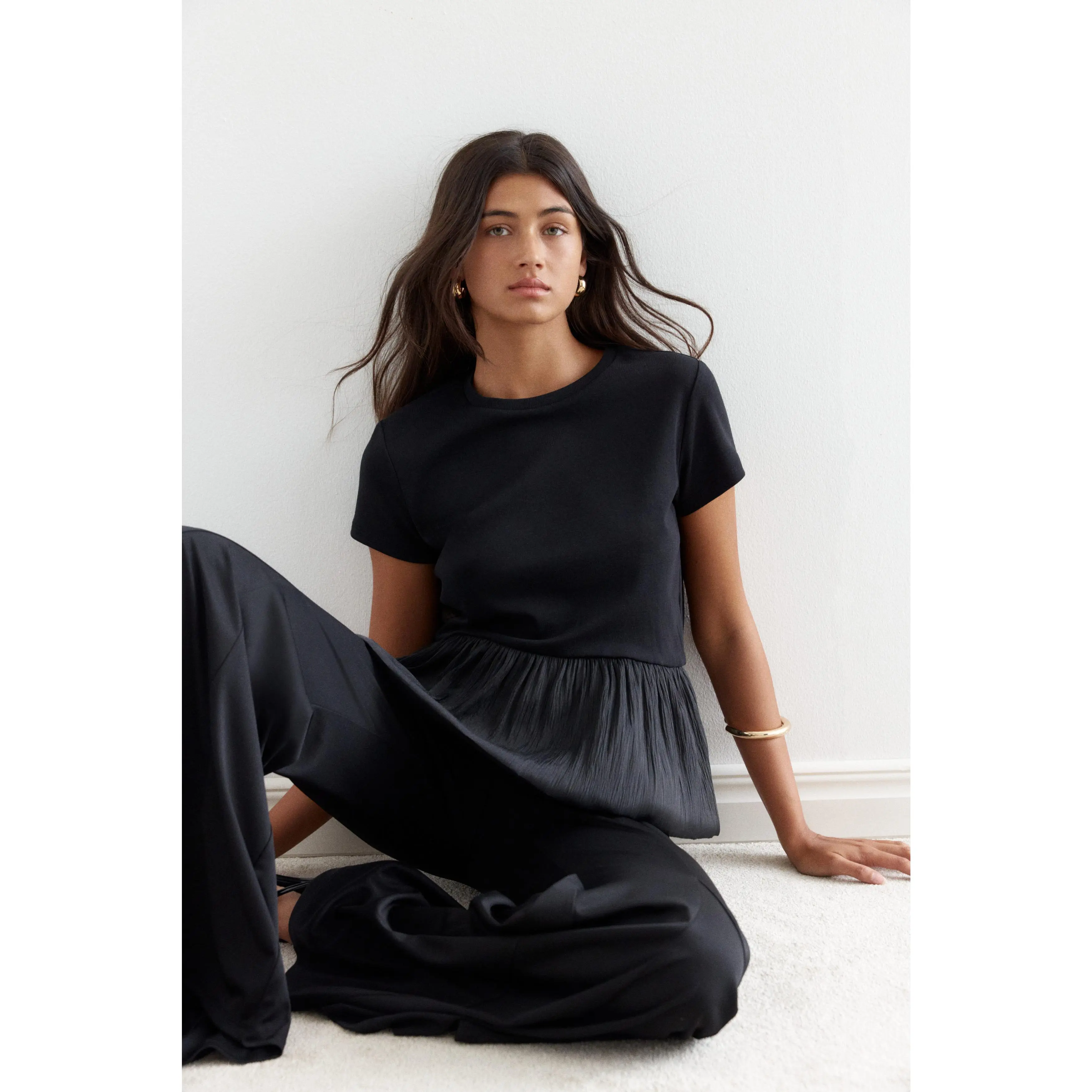 H&M Bubble-hem top