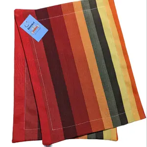 Double aided Islip Cayenne Water Resistant Set of 2 Placemats | Decorator mat hand tufted hand placemat