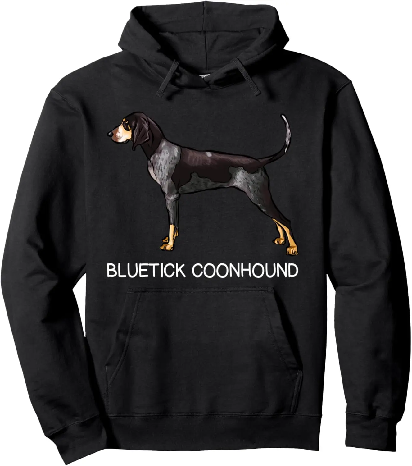 Bluetick Coonhound Crazy Dog Lover Pullover Hoodie