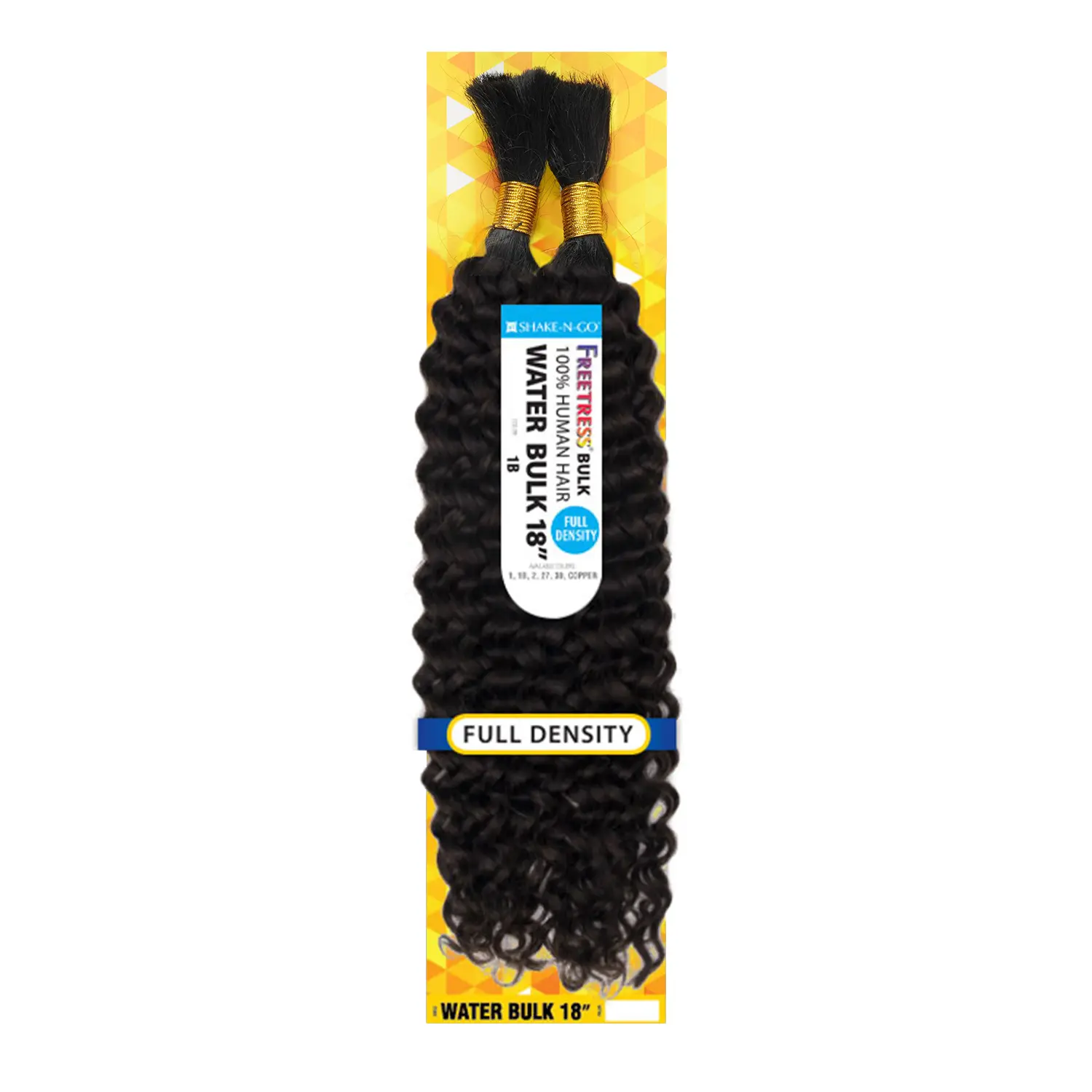 FreeTress 18" Water Bulk Human Hair Braids - Real Hair Extensions for Natural Looks, Natural Looking Hair