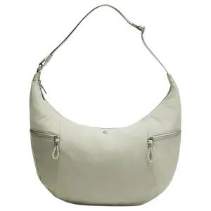 Lululemon Large Slouchy 13L Nylon Tote Bag with Logo for Men and Women in Mist Green