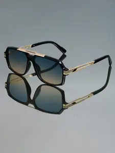 New Fashion Classic Retro Metal Double Bridge Wood Grain Legs Unisex Glasses, Street Style, Beach, Party, Travel, Casual Eyewear