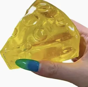 High quality Squishy Honey Cheese Square, Super Soft Mochi Cheese Squishy,Adults Fun Gifts Anxiety Relief Products quince añera