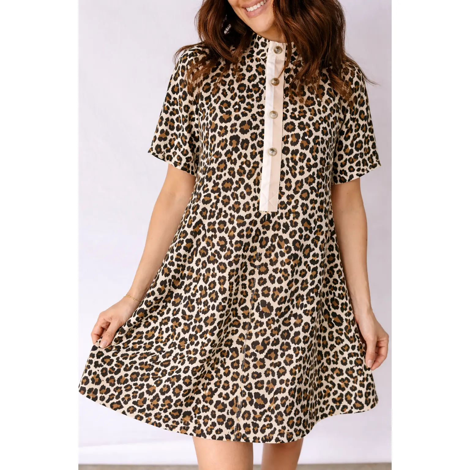Aisha Sleeve Loose Mini Dress
