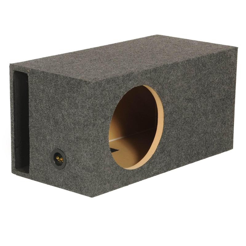 Q Power Single 12 Inch SPL XL Side Ported Subwoofer Enclosure HD112VL (2 Pack)