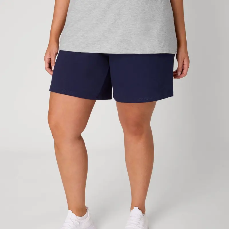 Hanes Just My Size Women's Cotton Jersey Pull-on Shorts 7" (plus ) Comfortable Fit Soft Stretch Fabric Breathable Oj206