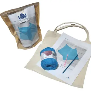 Learn to Crochet a Potholder, Beginner Crochet Kit