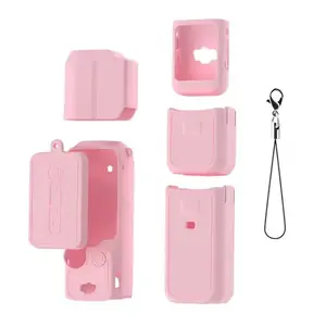 Silicone Camera Case | Equipped with anti-slip grip, soft protective design, lens cover and shockproof shell, lightweight and easy to carry