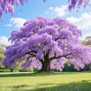 10 PCS Heirloom Wisteria Seeds – Fast-Growing, Non-GMO, Gorgeous Purple Flowers for Ponds, Trellises, and Gardens