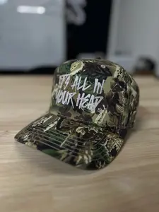 All In Your Head Wood Camo Trucker