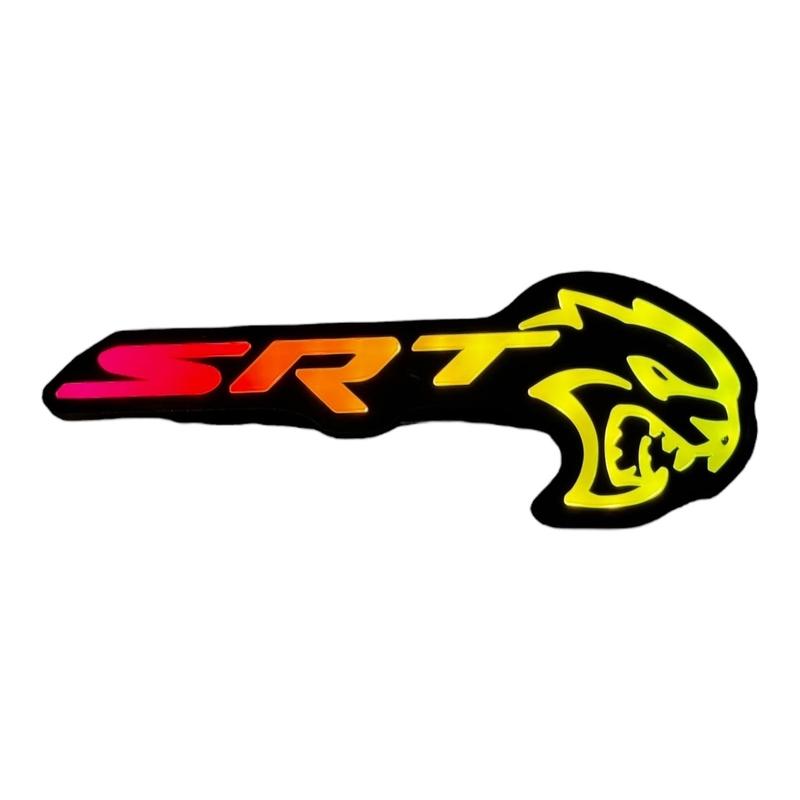 LED SRT Hellcat Grill Emblem RGB
