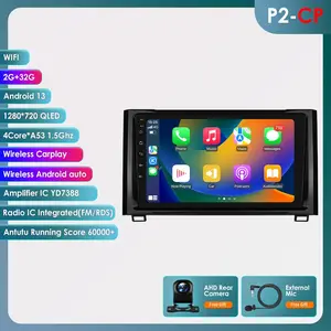 [Hizpo] 9''2din Android 13 Car Radio for Toyota Tundra XK50 2014-2021 Multimedia Video Player Navigation GPS Carplay AutoRadio