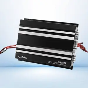 5800W 4-Channel Car Audio Amplifier Vehicle Audio Amp for Auto Sound System Modification Upgrade