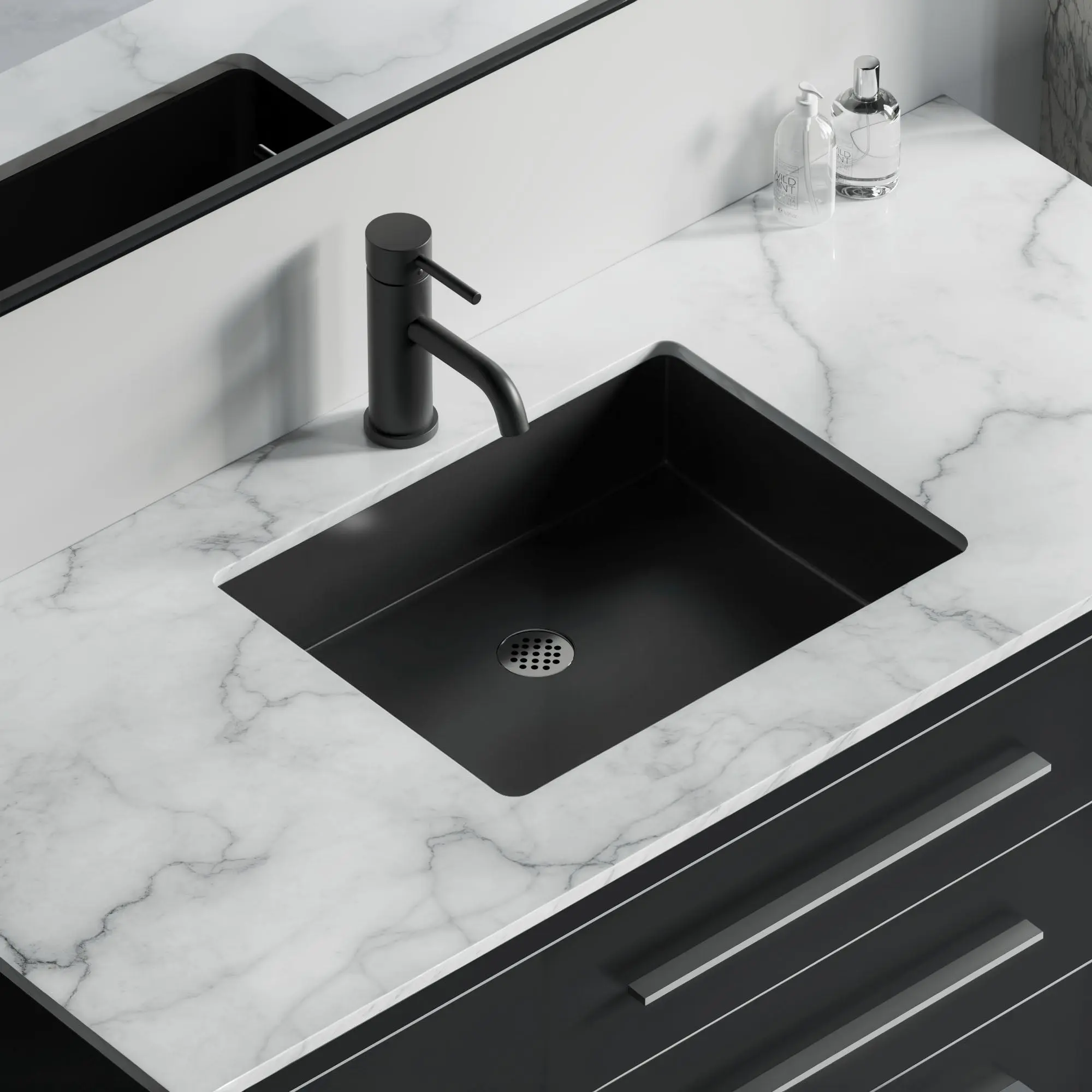 Dowell 19" Bathroom Undermount Sink - 4-3/8" Deep Bowl, Stainless Steel 18 Gauge - 6001 1915 Series