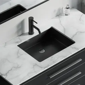 Dowell 19" Bathroom Undermount Sink - 4-3/8" Deep Bowl, Stainless Steel 18 Gauge - 6001 1915 Series