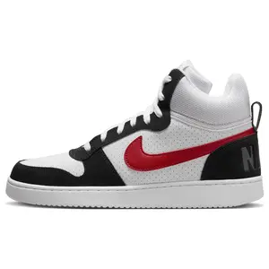Nike Court Borough Classic High-Top Sneakers for Men – Slip-Resistant, Durable, Cushioned, and Breathable Verifiable, with credentials and supporting global authentication