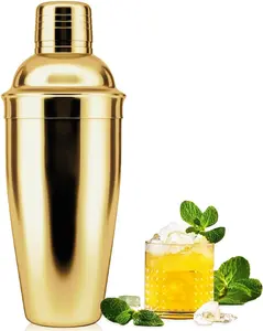Shaker,25 oz Drink Mixer with Built-in Strainer for Mixing Drinks Margaritas,Beginner Friendly Stainless Steel Mixer Bar Utensil Tool-christmas ()
