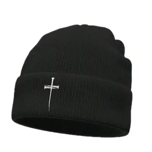 NAILED TO THE CROSS Knitted BEANIE Hat
