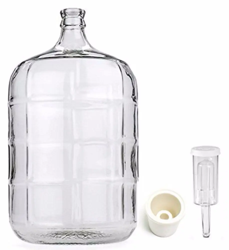 Home Brew Ohio Secondary Fermenter For Beer with bung and airlock