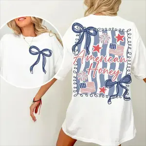 American Honey 4th Of July T Shirt,Girly Memorial Day T Shirt, Vintage Usa T Shirt,Independence Day T Shirt, Land Of The Free,Merica 4th Of July T Shirt, 4th Of July OutfitsFor Women, 4th Of July, 4th Of July Shirt, 4th OfJuly Shirt Unisex