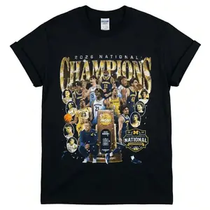 [MADE IN US] Michigan 2026 National Champions Shirt, College Basketball Team Graphic Shirt, Sports Game Day Shirt, Vintage Basketball Tee, Athlete Graphic Shirt, Basketball Lover Shirt, Gift for Sports Fans