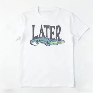 Comfort Colors Later Gator Vintage 90s Shirt, Retro Style Shirt, Funny Graphic Alligator Shirt, Gift For Him FOr Her