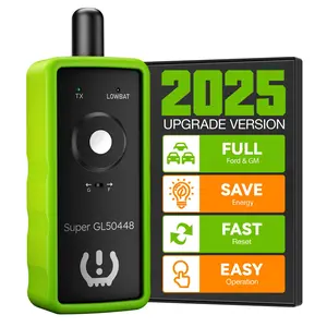 Relearn Tool Super GL50448 for GM and Ford with Model Switch Button,Tire Pressure Sensor Monitor Rest Activation for Buick, Cadillac, Chevrolet, GMC, Lincoln, Mazda 2025 Edition Automotive Vehicle Car Scanner FixedXX13Home sug
