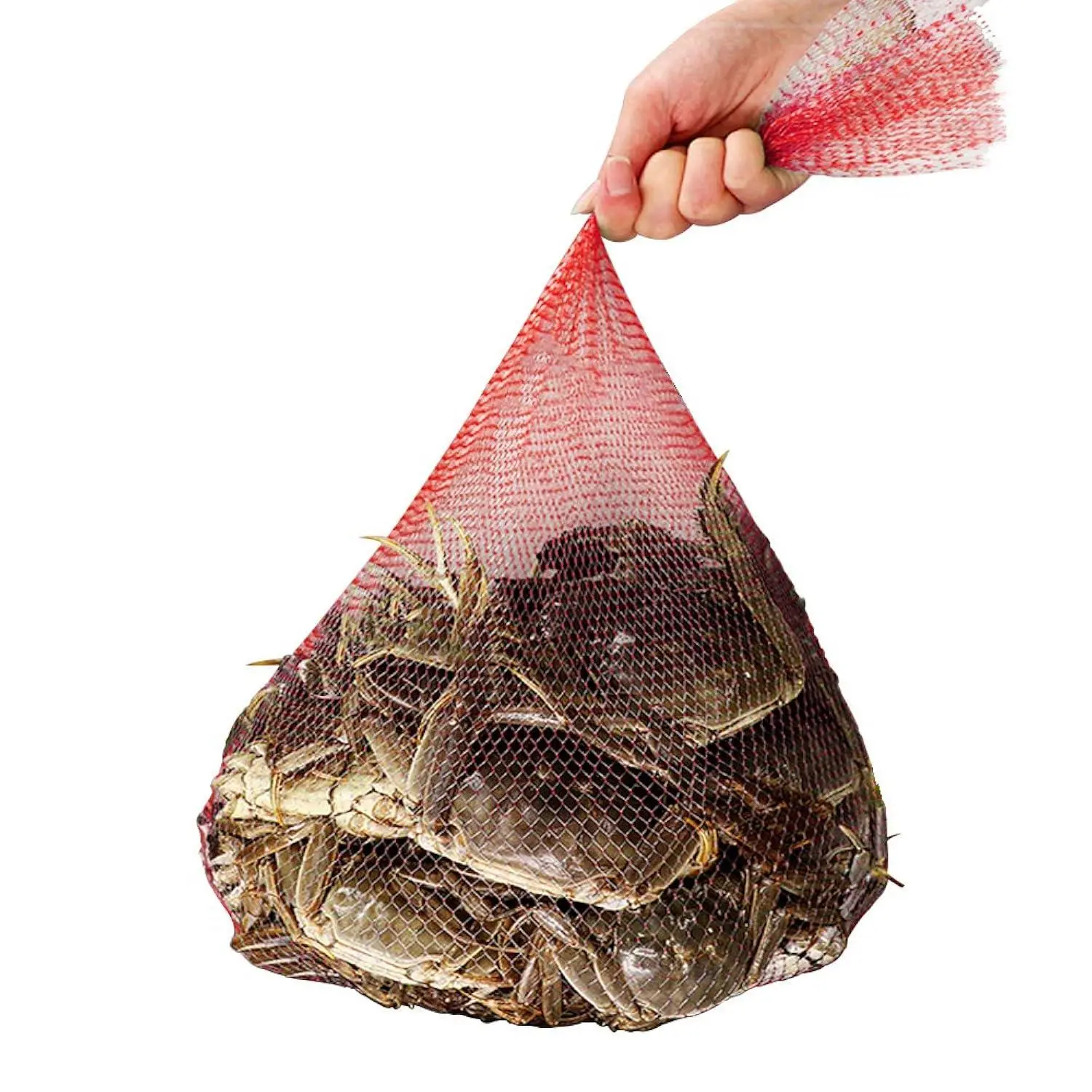 Seafood Boil Bags 100 Pack Clam Bake/Shellfish Cooking Mesh Plastic Bags