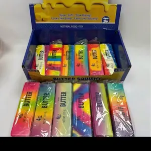 Hot-selling Butter Stick Cheese Squeeze Toy Slow-Rebound Squeeze Ball Creative Stress Relief Toy For Promotion Gifts