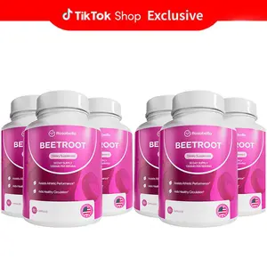 【BUY 2 GET 4 FREE】Rosabella Organic Beetroot Capsules (1300mg) for Blood Flow & Heart Health