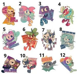 Dandys World Acrylic Keychain: Pebble, Dandy, Astro, Shrimpo, Vee, Shelly, Sprout, Cosmo, Goob, Toodles, Teagan, Rodger, Yatta, Glisten