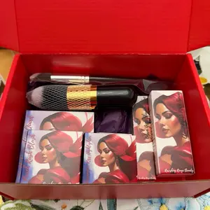 The Ravishing Experience 8pc Makeup Box - Includes Various Makeup Products in a Red Box