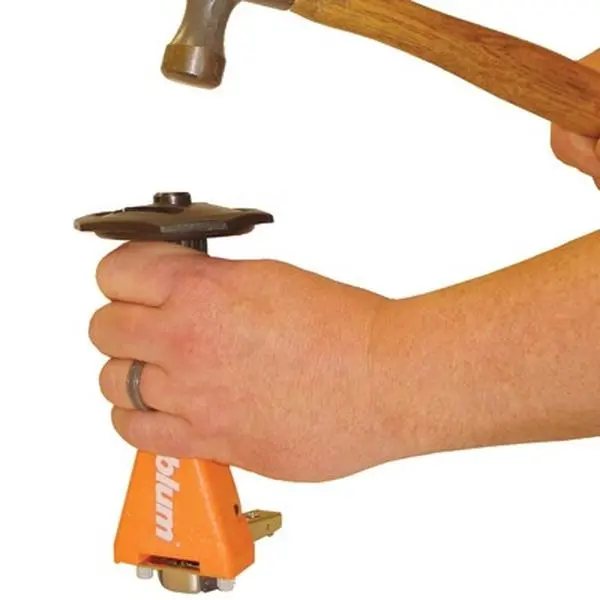 Blum Knock-In Tool with Rubber Mallet - Integrated Blumotion Soft-Close, Soft-Close Support for Sailing Hinge Installation