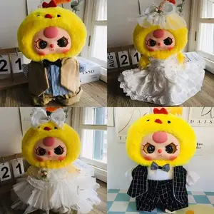 LISM Babythree 400% series-piece  doll outfit，Bunny  Dolls clothes ，Soft Furry Collectibles，