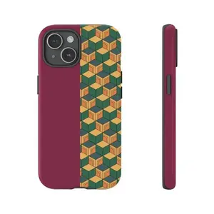 Demon Slayer, Giyu Tomioka Anime-Inspired Phone Case, Tough Cases, Unique Gift for Anime Lovers, Customizable Covers, Fun Phone 17/16/15/14/13/12/11/7/8/ Shockproof Cellphone Shockproof Protector