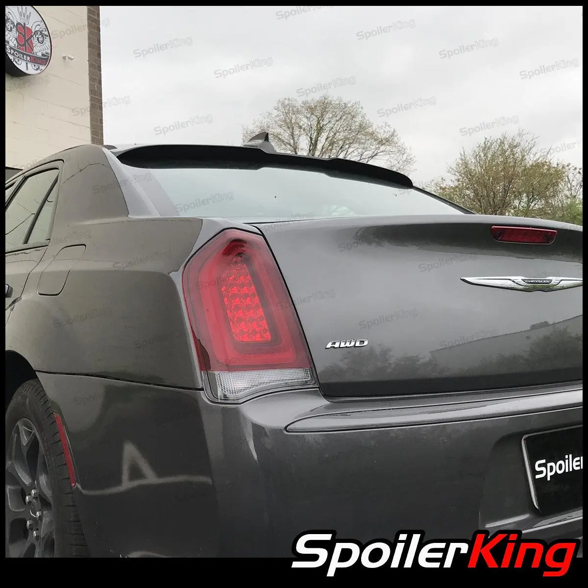 Chrysler 300 2011-2023 Rear Window Roof Spoiler XL w/ Center Cut (380RC)