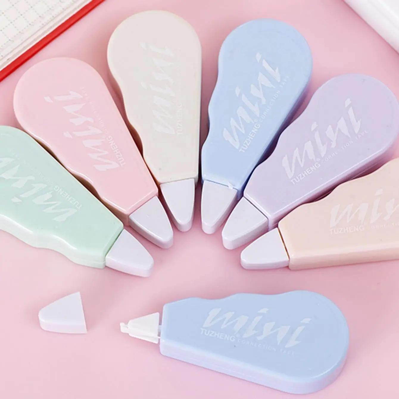 6pcs/set Mini Correction Tape, Whiteout Tape, Portable Multi-purpose Correction Tool For School Office Home