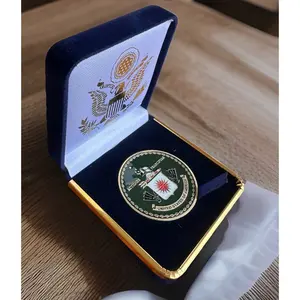 CIA SPECIAL OPERATIONS GROUP (SOG) Tertia Optio Challenge Coin With Velvet Case