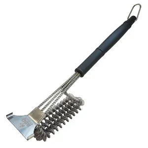 Stainless Steel Grill Brush bbq accessory bbq pit