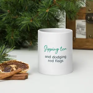 Early Grey & Emotionally Available Ceramic Mug - Microwave and Dishwasher Safe - Drinkware